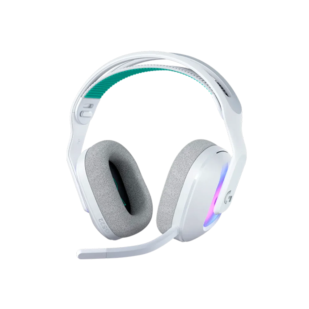 AUDIFONOS GAMING LOGITECH G522 LIGHTSPEED RGB INALAMBRICO RECARGABLE BLANCO