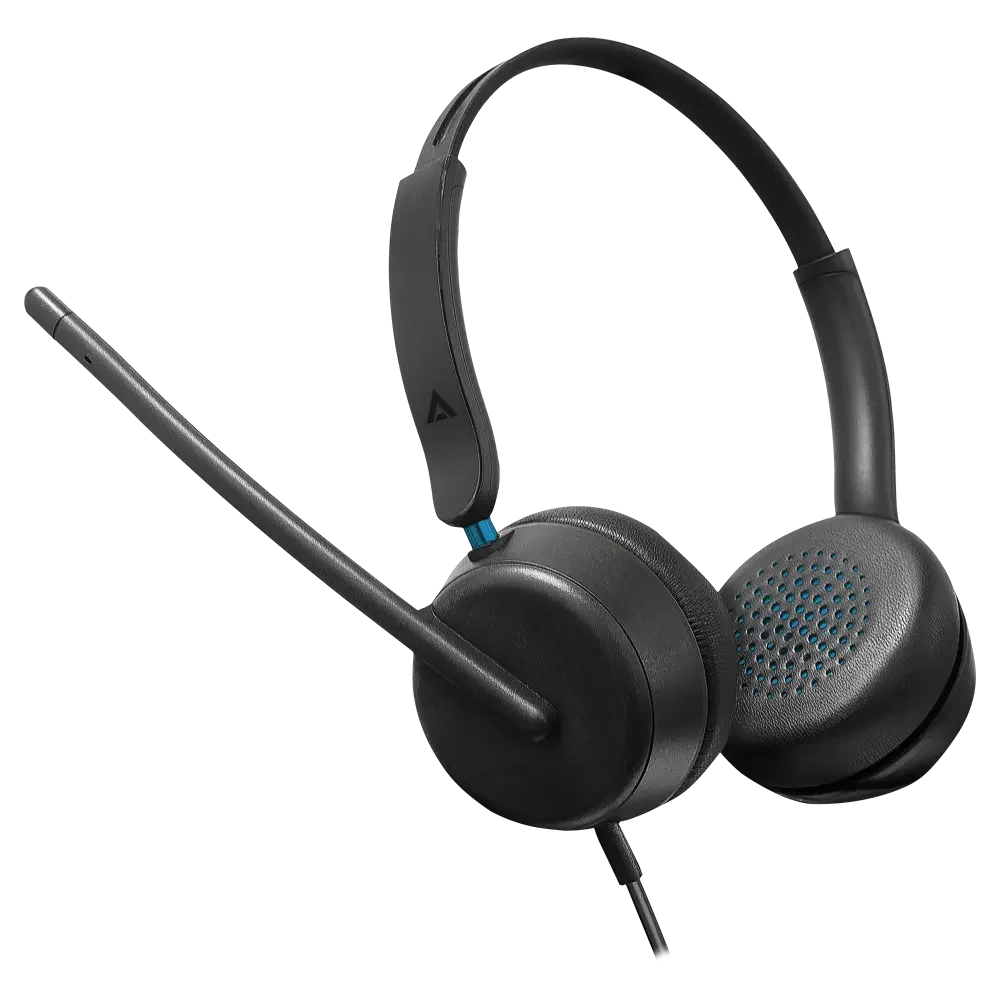 AUDIFONOS ACTECK ACTIVE PRO HC565 / ALAMBRICOS / DIADEMA / MICROFONO UNIDIRECCIONAL / CONEXION USB / CANCELACION DE AUDIO / NEGRO / AC-942942