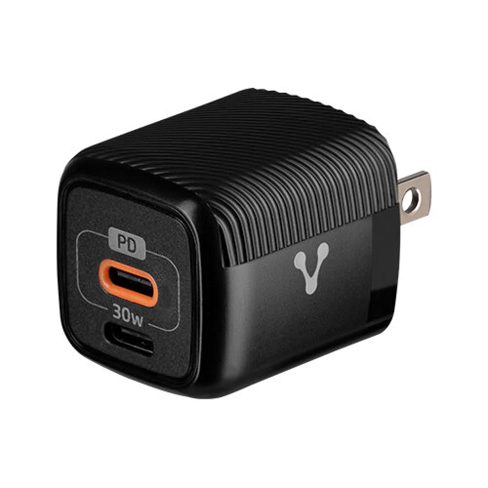 CARGADOR PARA PARED /  VORAGO /  AU-355 /  CARGA RAPIDA  /   3.0 A 1 USB-C   / 30W /  NEGRO