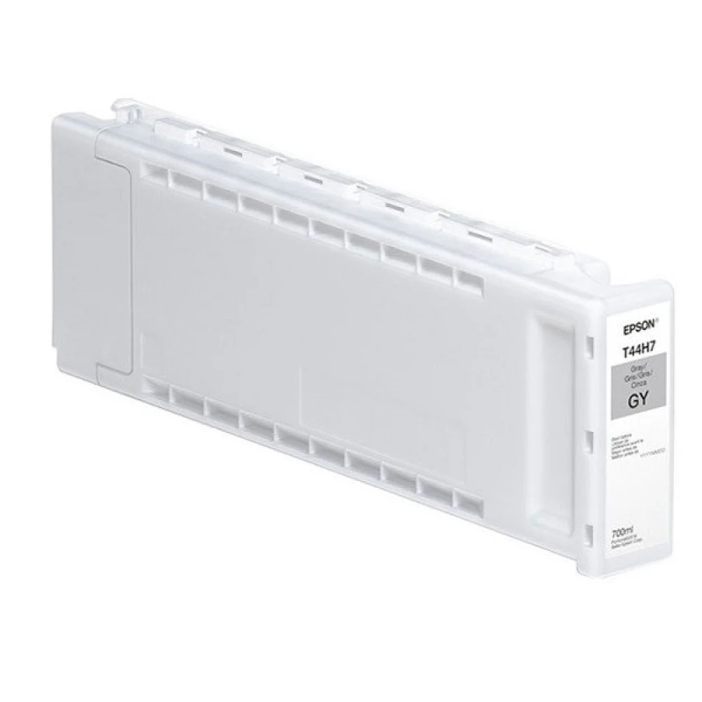 CARTUCHO EPSON MODELO T44H ULTRACHROME PRO12 GRIS, PARA PLOTTER P7570 Y P9570 (700ML)