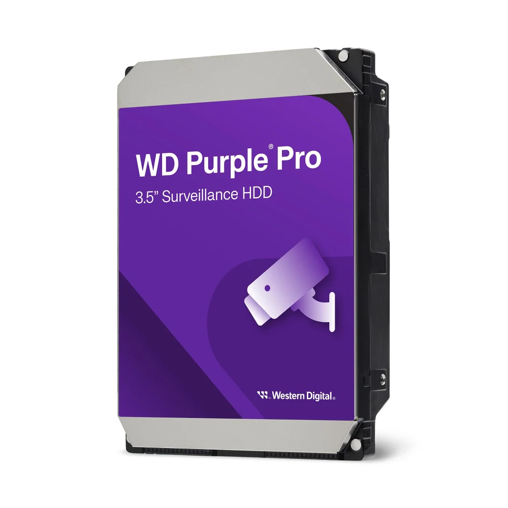 DISCO DURO INTERNO WD PURPLE PRO 8TB 3.5 ESCRITORIO SATA3 6GB/S 256MB 7200RPM 24X7 IA DVR NVR 1-16 BAHIAS 1-64 CAMARAS WD8002PURP