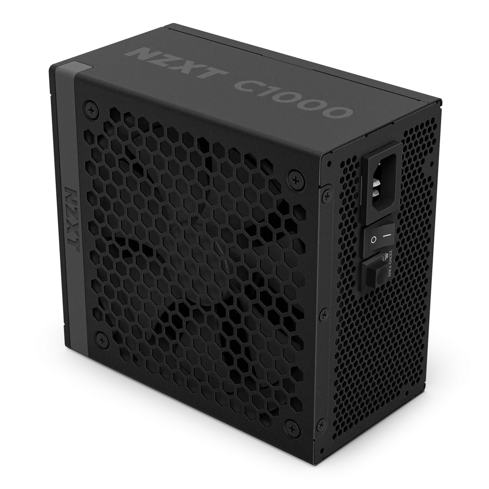 FUENTE DE PODER NZXT C1000 GOLD CORE 80PLUS FULLY MODULAR ATX 3.1 POWER SUPPLY US POWER CORD