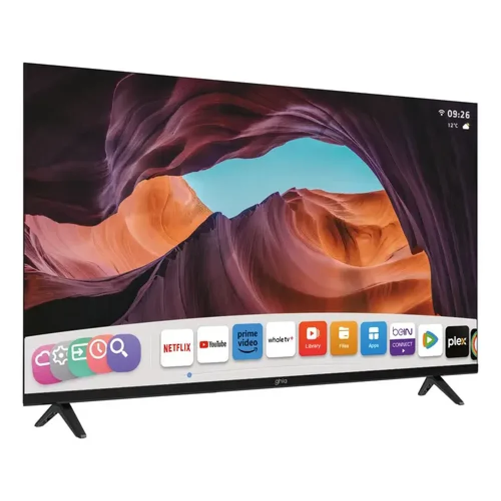 TELEVISION SMART GHIA WHALE TV 43 PULG FHD WIFI, RJ45,3 HDMI,2 USB, RCA, AUX 3.5MM/ OPTICO, DOLBY AUDIO