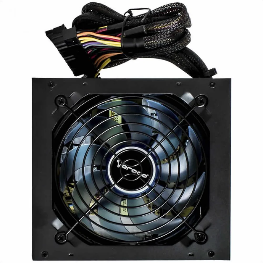 FUENTE DE PODER / VORAGO START THE GAME / PSU-200 ILUMINADA 600WATTS 2 X SATA CAJA