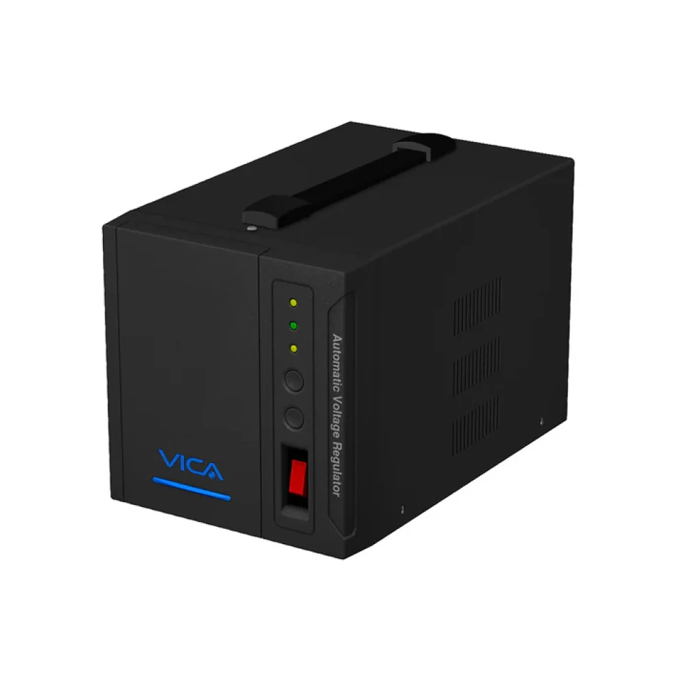 REGULADOR AUTOMATICO DE VOLTAJE VICA PROTECT 5K 5000VA / 2500W, 2 TOMAS NEMA 5-20P REGULADAS Y CON SUPRESOR DE PICOS, 3 AÑOS DE GARANTIA
