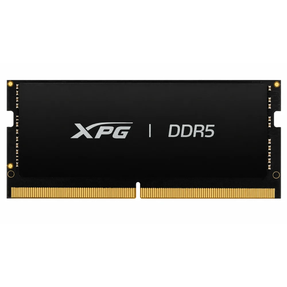 MEMORIA ADATA XPG HUNTER SODIMM DDR5 16GB 5600MHZ CL 46-45-45 1.1V LAPTOP GAMERS COLOR NEGRA AX5S5600C4616G SBHT