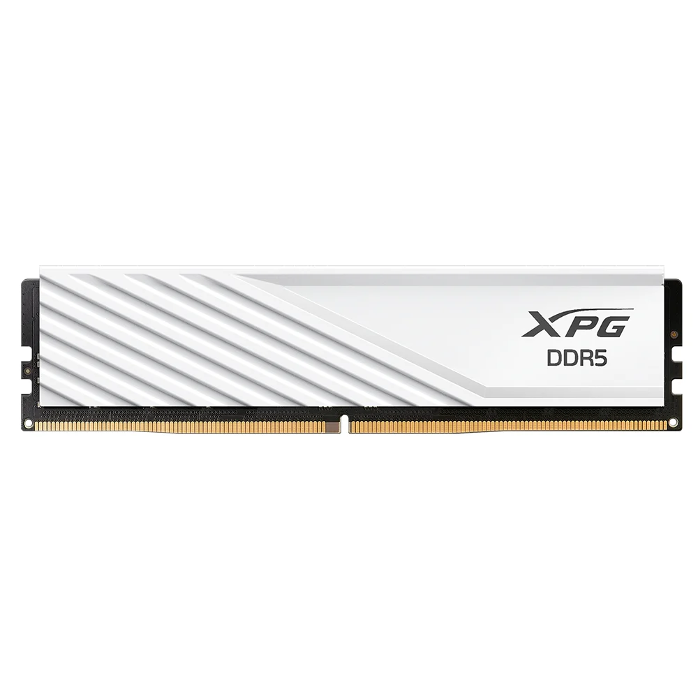 MEMORIA RAM ADATA XPG LANCER BLADE DDR5, 8GB 5600MHZ, CL46, XMP/EXPO RGB CON DISIPADOR COLOR BLANCA (AX5U5600C468G-SLABRWH)