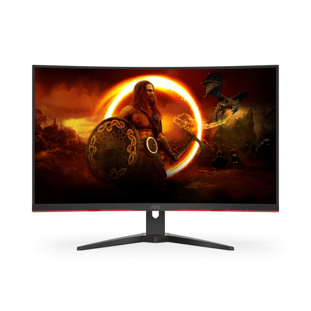 MONITOR AOC GAMER CURVO 32 / C32G42ZE / PANEL VA / 240 HZ / T.R. 4 MS GTG / 0.3 MS MPRT / ADAPTIVE SYNC  / HDMI / VGA / DP / ASPECTO 16:9 / RESOLUCION 1920 X 1080 / BRILLO 300 CD/M2 / VESA