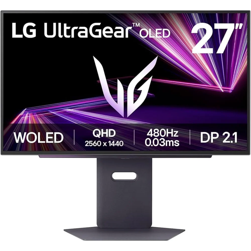 MONITOR PC LG ULTRAGEAR GAMING QHD OLED 26.5 PULG,480HZ,2560X1440,16:9,DCI-P3 98.5%,275CD/M2,TR 0.03MS,1500000:1,HDMI,DISPLAYPORT,USB,HDR10,AMD FREESYNC,NVIDIA G-SYNC,INCL-ALT-GIRO-PIVOTE,VE