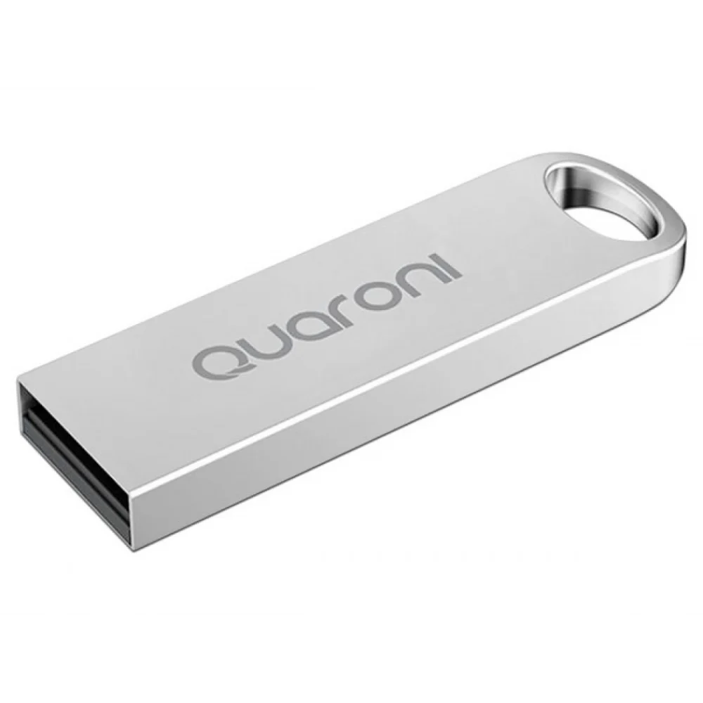 MEMORIA QUARONI 16GB USB METALICA USB 2.0 COMPATIBLE CON ANDROID/WINDOWS/MAC