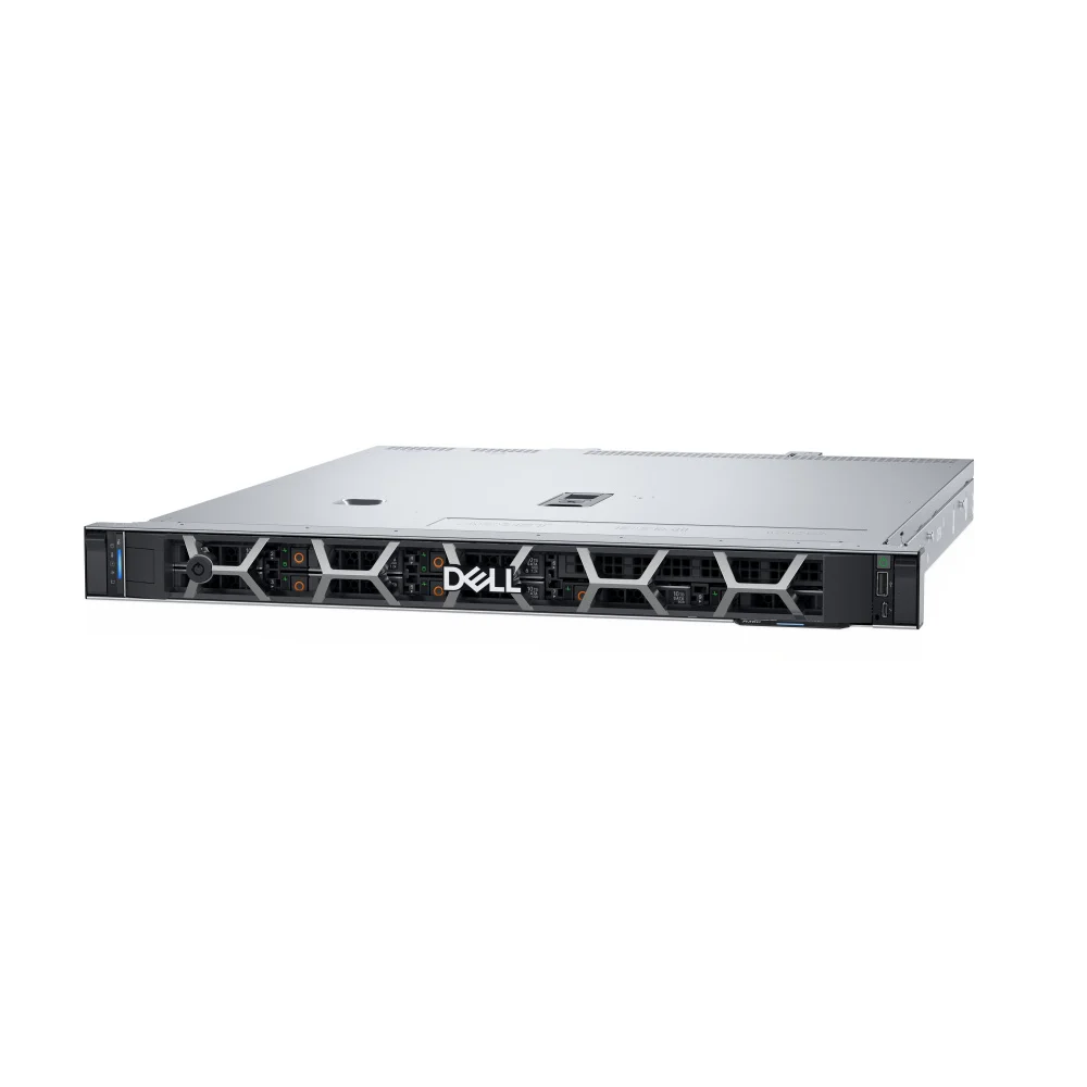 SERVIDOR DELL POWEREDGE /RACK/ R360/ INTEL XEON 6353P /8 CORES-2.7GHZ /16GB DE RAM/ SSD 480GB SATA /CONTROLADORA H755/ SIN SISTEMA OPERATIVO/4 BAHIAS PARA DISCOS 3.5/ 3 AÑOS DE GARANTIA PROS