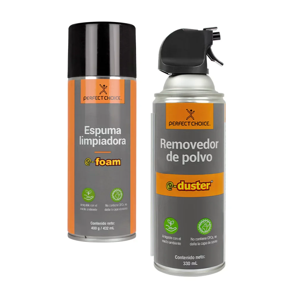 AIRE COMPRIMIDO TWO PACK ECOLOGICO CADA UNO 374ML PERFECT CHOICE, SUSTITUYE A CN-3973 / PC-034100