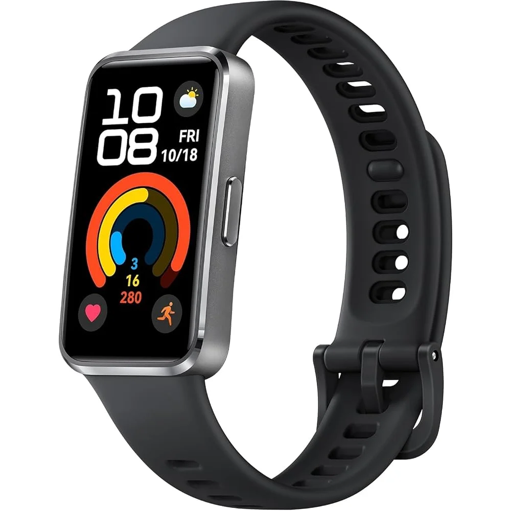 HUAWUEI SMART BAND 10 / PANTALLA TACTIL 1.47 AMOLED /  COLOR NEGRO / PESO 15G
