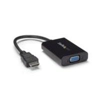 ADAPTADOR DE VIDEO Y AUDIO HDMI® A VGA - HD15 HEMBRA - HDMI MACHO - MINI JACK HEMBRA - 1920X1200 - CONVERTIDOR EXTERNO - STARTECH.COM MOD. HD2VGAA2
