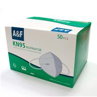 CUBRE BOCAS KN95 BLANCO CON 50 PZAS, 5 PAQUETES CON 10 PZAS C / U