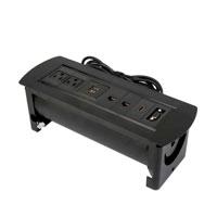 CAJA CONEXIÓN,MANHATTAN,164856, ENCHUFE / USB / HDMI / VGA / RED, PARA MESA