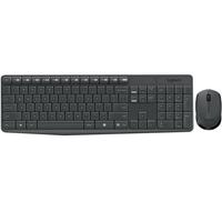 TECLADO / MOUSE LOGITECH MK235 GRIS INALAMBRICO USB PARA PC ALCANCE HASTA 10 MTS