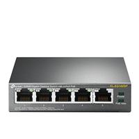 SWITCH TP-LINK TL-SG1005P 5 PUERTOS RJ45 GIGABIT 10/100/1000 MBPS NO ADMINISTRABLE CON 4 PUERTOS POE PARA ESCRITORIO
