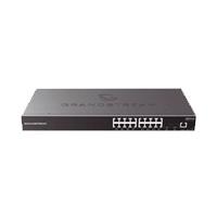 SWITCH GRANDSTREAM GWN7802 GIGABIT ADMINISTRABLE / 16 PUERTOS 10/100/1000 MBPS 4 PUERTOS SFP UPLINK / COMPATIBLE CON GWN CLOUD