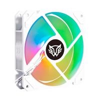 KIT DE 3 VENTILADORES GAMER BALAM RUSH EOLOX BLAZE EX70KW / 120 X 25 MM / FLUJO DE AIRE 30.71 CFM / VELOCIDAD 1200 RPM / SILENCIOSO 22.1 D B / 3 PINES MACHO Y HEMBRA / AURA RGB / BLANCO / BR